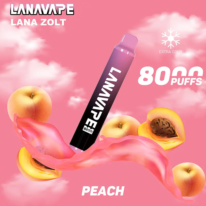 拉娜拋棄式/一次性8000口 蜜桃